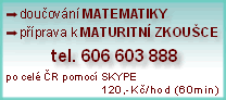 Doučování matematiky